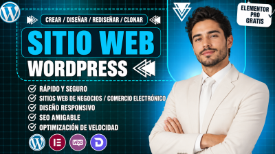 Diseñaré y rediseñaré sitios web empresariales en WordPress, y también desarrollaré sitios web en WordPress.